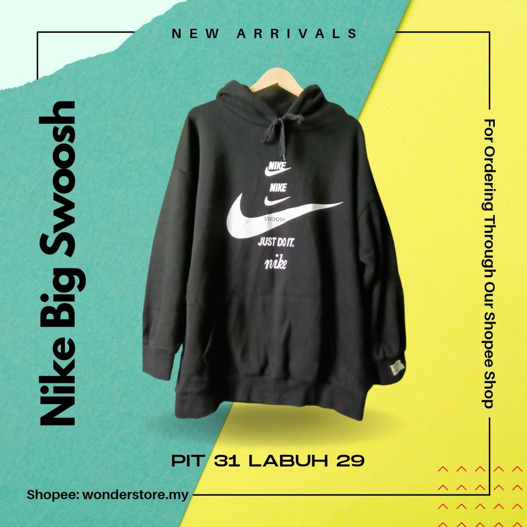 Hoodie Nike Swoosh, Women's Fashion 