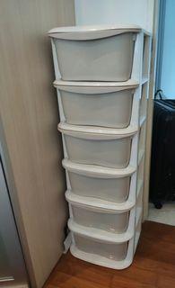Houze 6 tier 'Apple' knock down cabinet - Grey