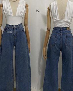 HW Wide leg Denim Jeans