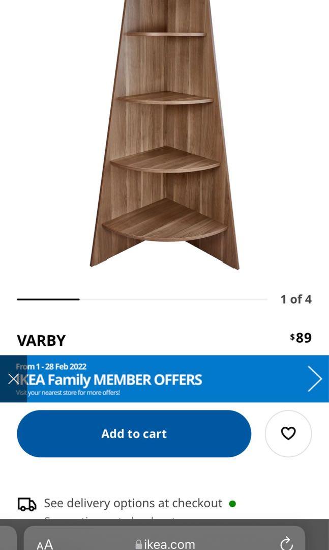 Ikea corner shelving unit, Furniture & Home Living, Furniture, Shelves, & Racks on
