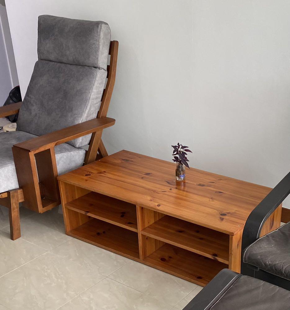 IKEA solid wood TV Console, Furniture & Home Living, Furniture, TV