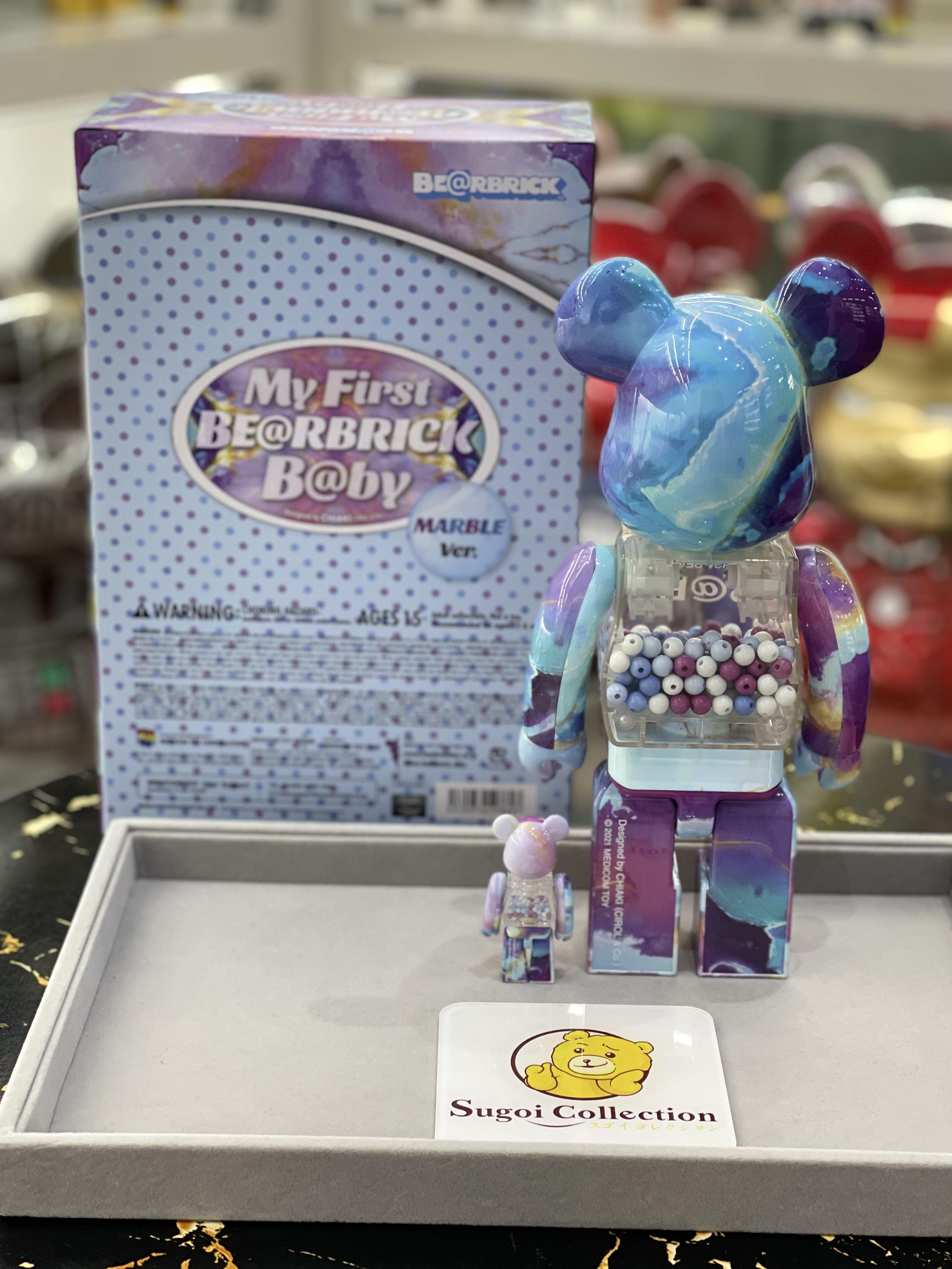 Pre-Order] BE@RBRICK x My First Baby Marble 100%+400% bearbrick 