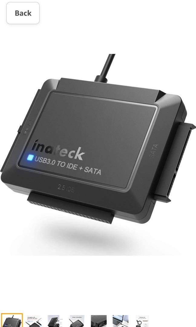Inateck USB 3.0 to IDE/SATA External Hard Drive Reader Applicable to 2.