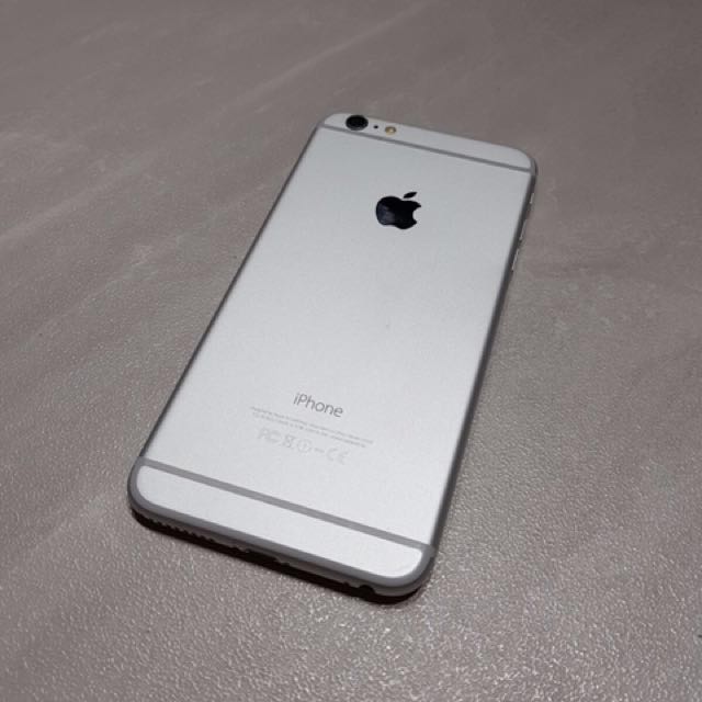 iPhone 6 Plus Silver 64 GB Softbank - スマートフォン/携帯電話