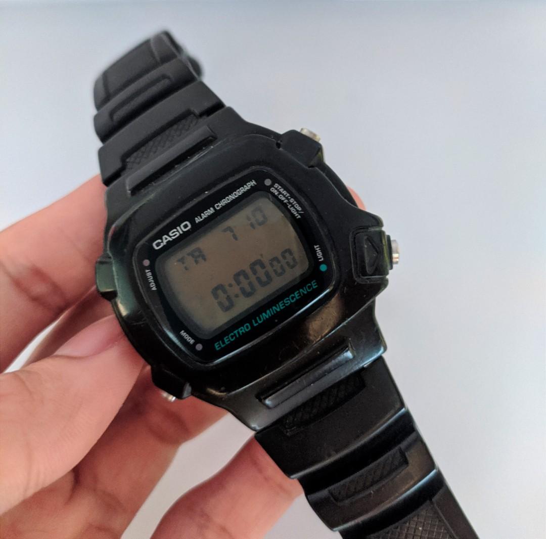 jam tangan casio w 740 vintage rare badak marlin g shock digital