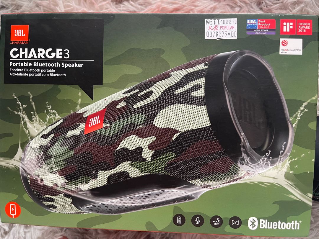 Camouflage jbl top charge 3