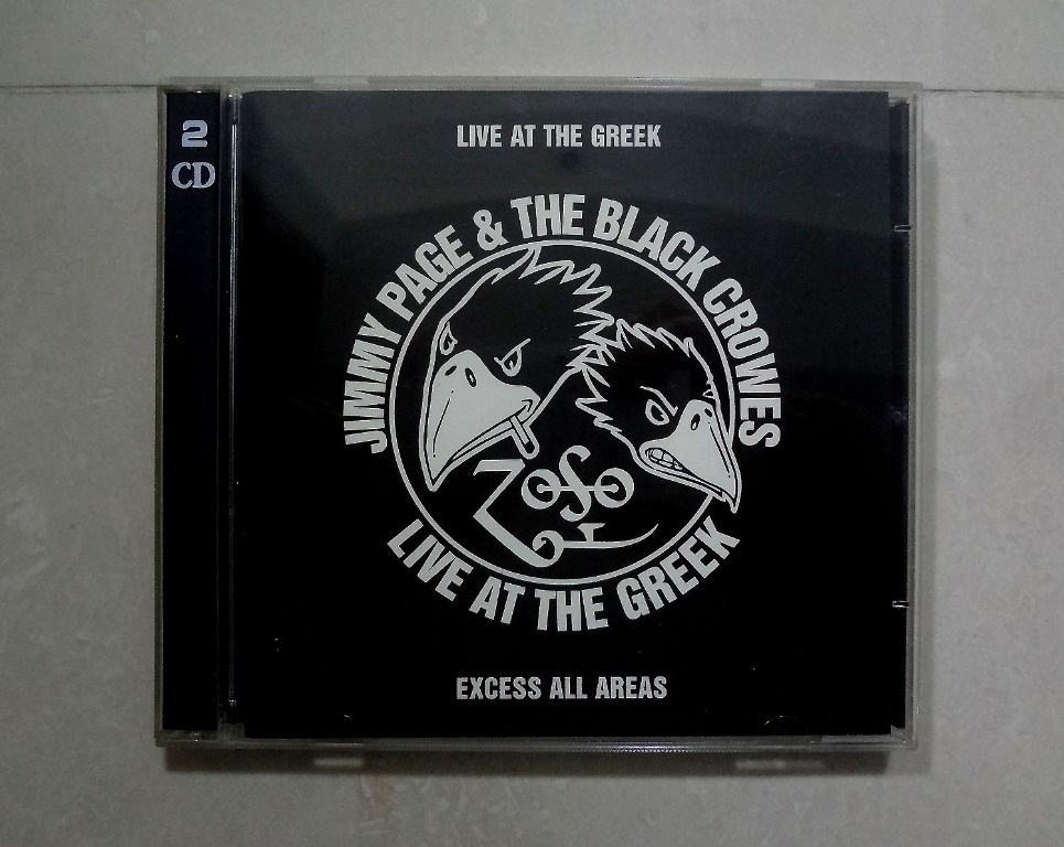 Jimmy Page & The Black Crowes: 2 CD Set Live at the Greek ~ Excess All Areas