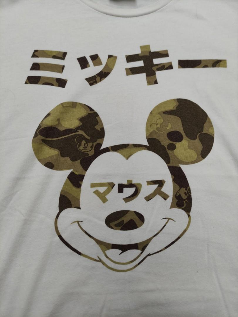 kaos disney mickey mouse army, Fesyen 