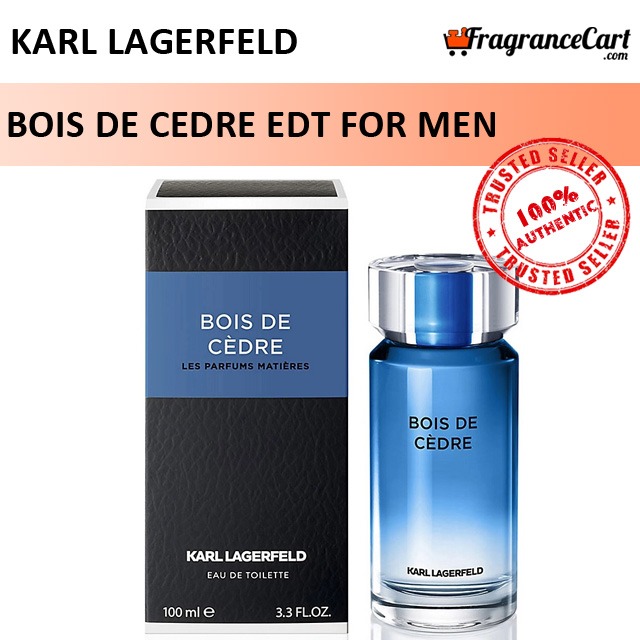 Karl Lagerfeld Bois De Cèdre Eau de toilette Vapo - 100 ml : :  Beauté et Parfum