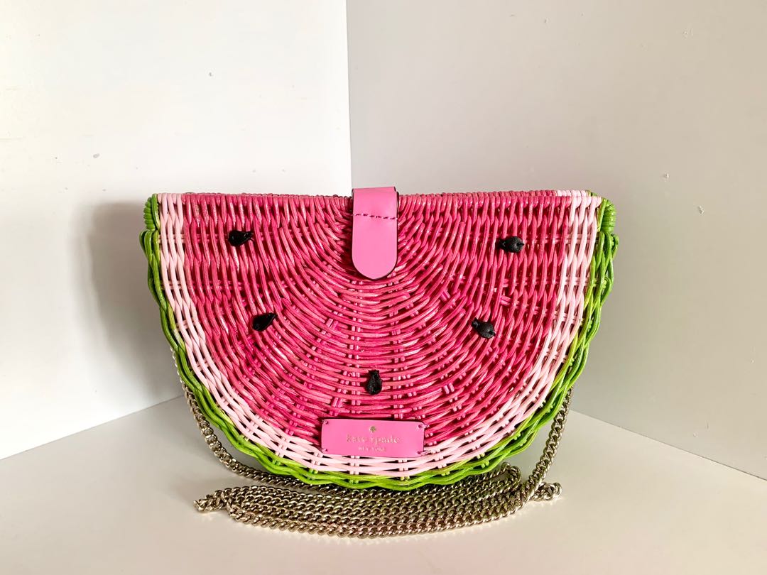 Kate spade picnic perfect watermelon crossbody, Women's Fashion, Bags