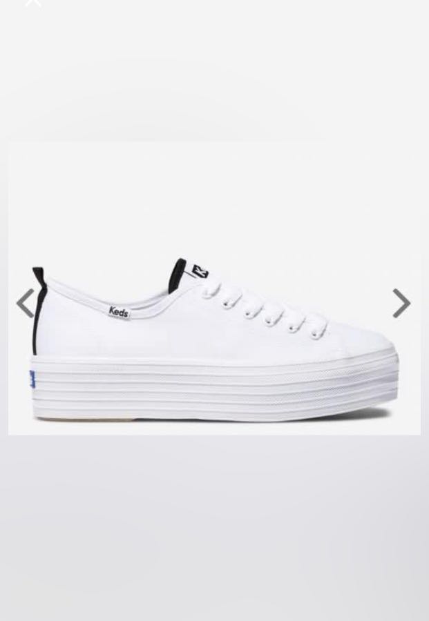 keds platform white