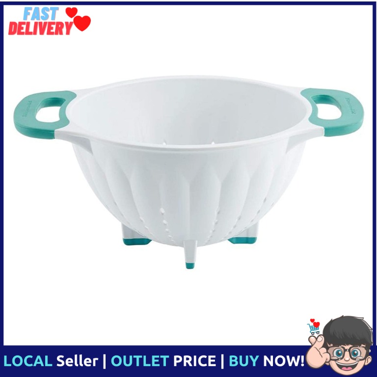 KitchenAid Classic Plastic Colander, 3Quart, Aqua, Furniture & Home