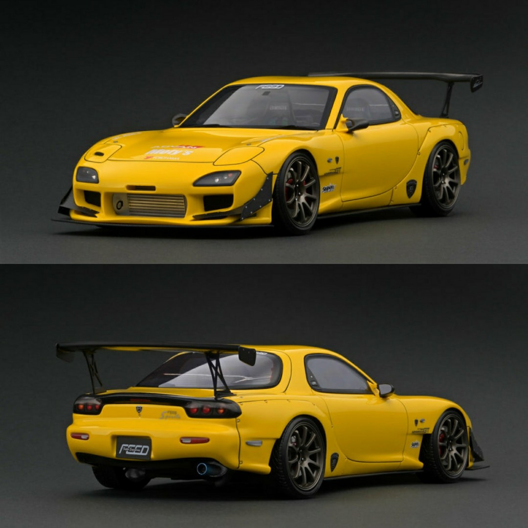 イグニッションモデル 1/18 FEED RX-7 FD3S イエロー - www ...