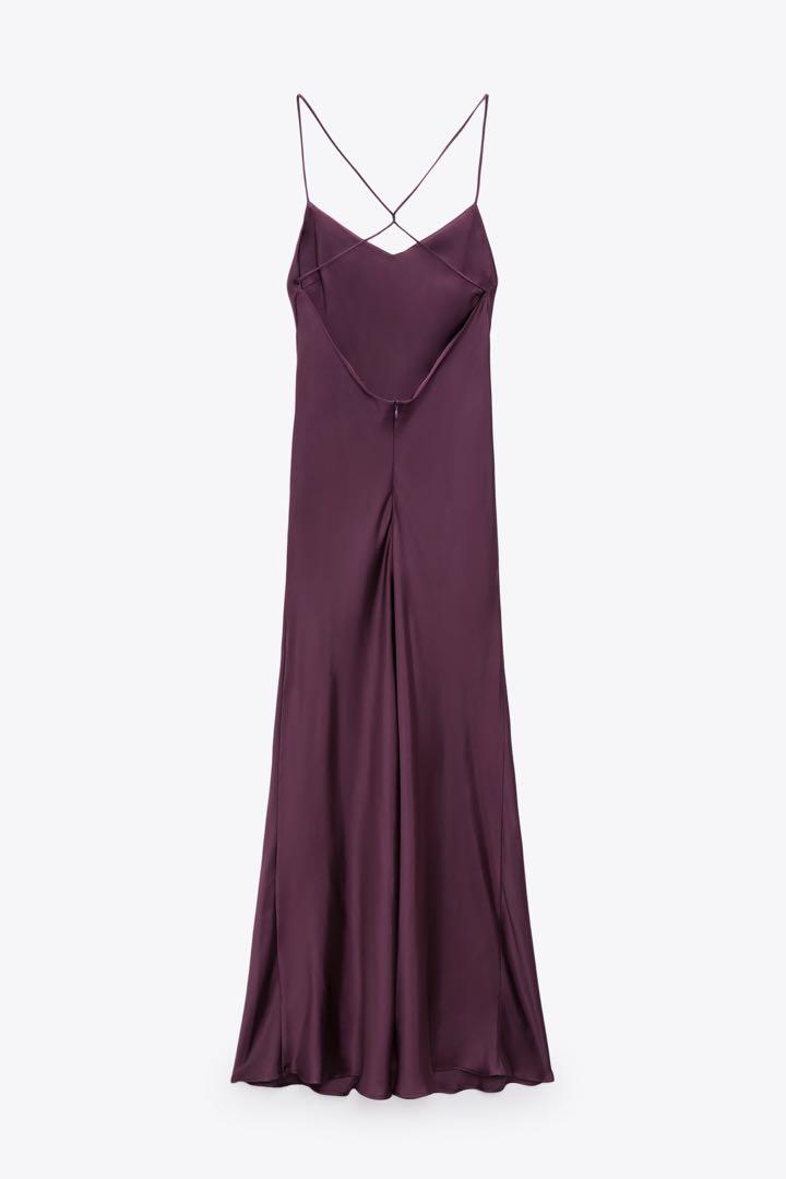 LF ZARA Satin Midi Dress (Category: Dresses) located in San Juan City. Submitted by dweeyaaaa (Listing ID 1144275949, Image 3). Description: Please pm me if you have one!! 🥺🥺 would also appreciate any leads This is already sold out online, idk if it’s still available in stores :-(.