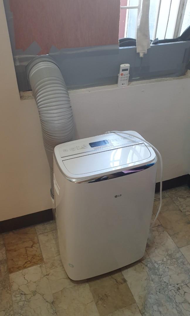 LG DUAL INVERTER PORTABLE AIRCON PA150DLX, TV & Home Appliances, Air