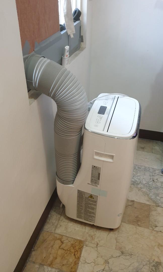 LG DUAL INVERTER PORTABLE AIRCON PA150DLX, TV & Home Appliances, Air