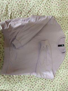 Lilac Baggy Sweatshirt