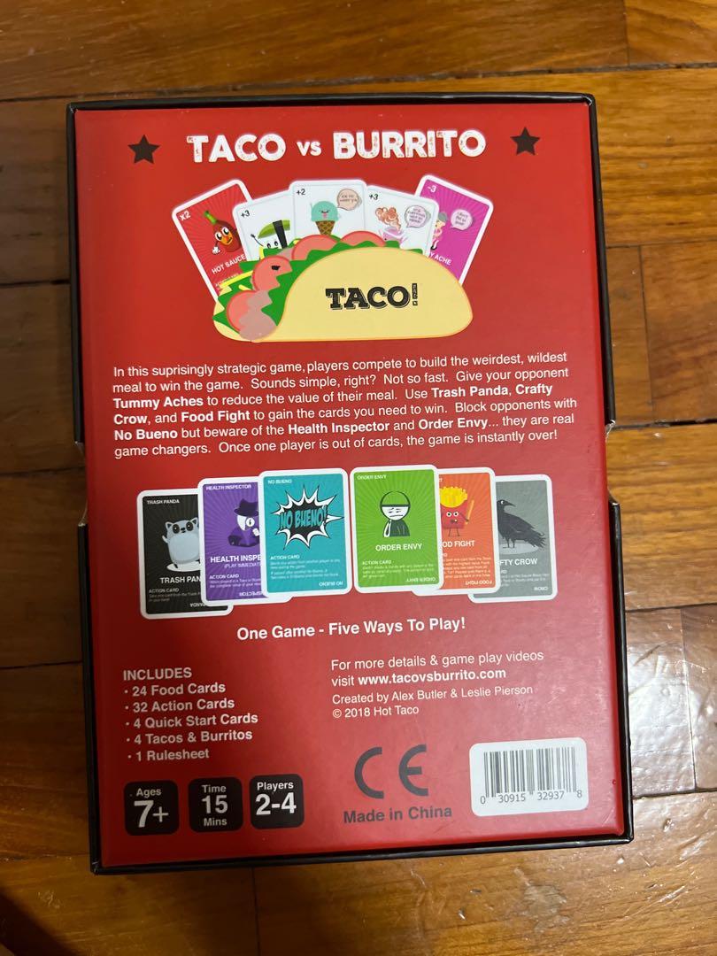 LN Taco vs Burrito Game, Hobbies & Toys, Toys & Games on Carousell
