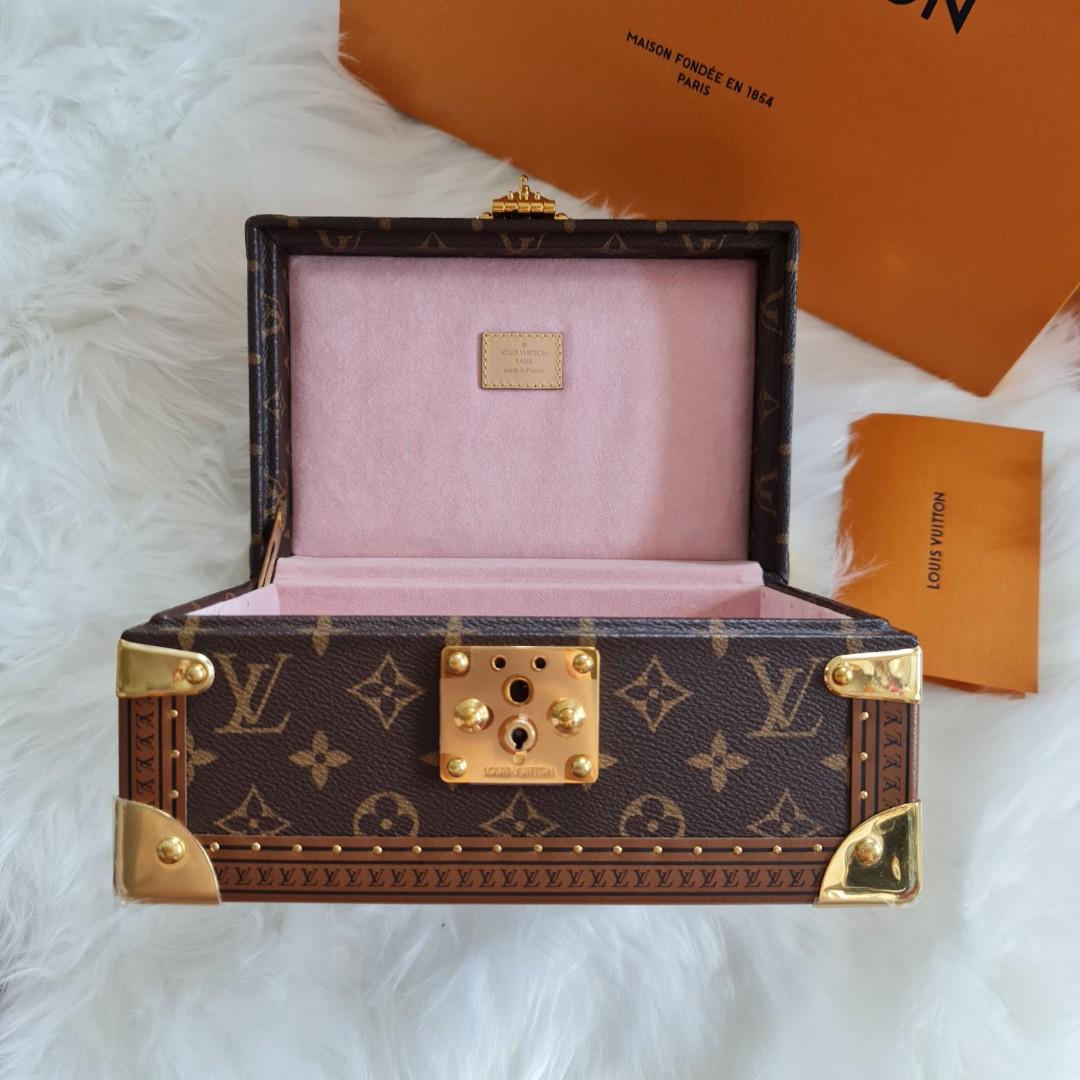 Louis Vuitton LOUIS VUITTON Monogram Coffret Tresor 24 Jewelry Box M47000  Gold Hardware