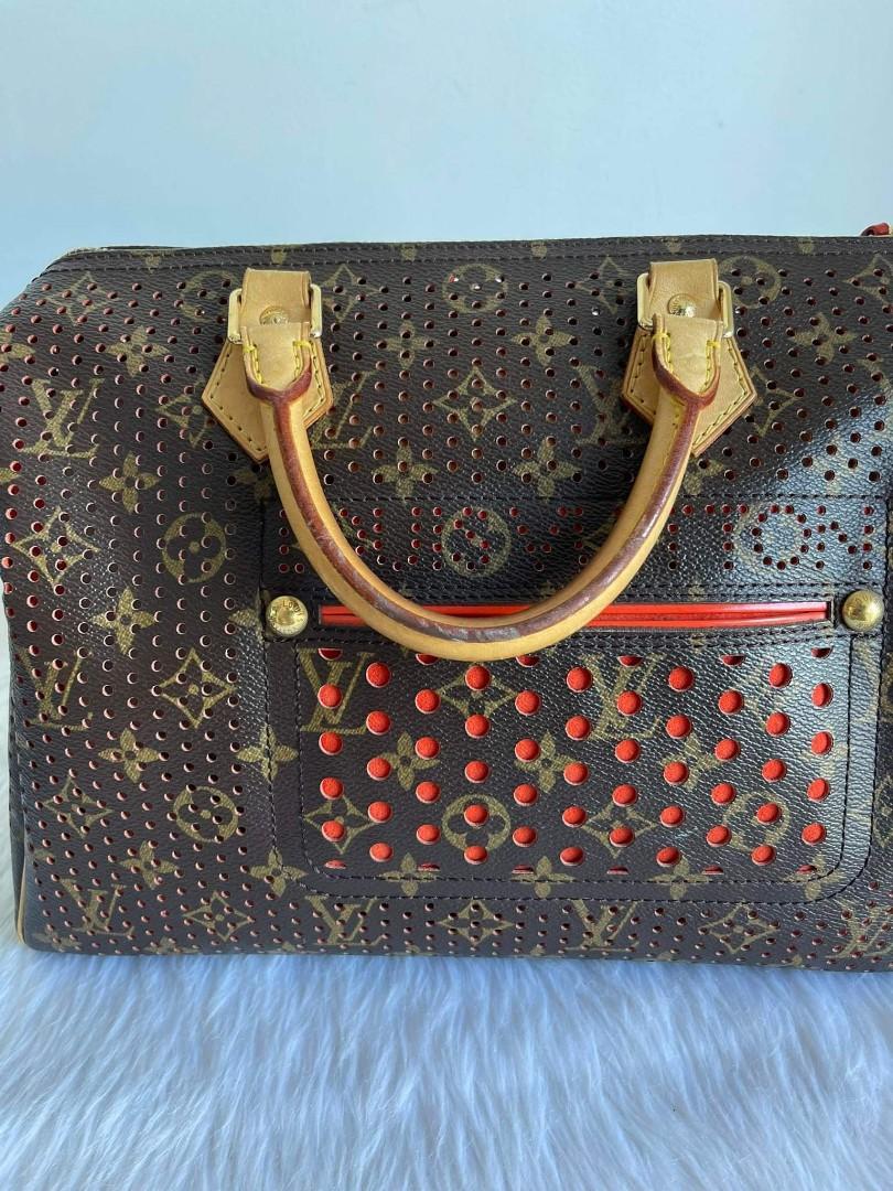 Louis Vuitton Orange Monogram Perforated Canvas Limited Edition Speedy 30  Bag Louis Vuitton | The Luxury Closet