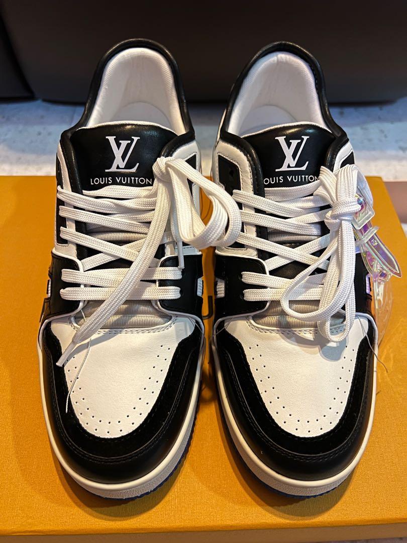 LV trainer Black & White SS21 Size 38 - 44, Luxury, Sneakers & Footwear on  Carousell