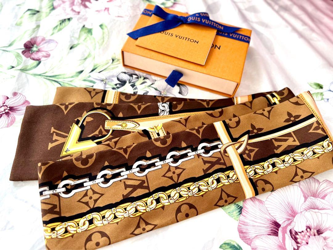 ❤❤ Louis Vuitton LV Bandeau twilly, Luxury, Accessories on Carousell