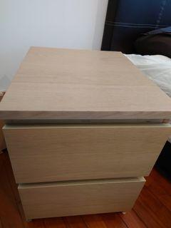 MALM bedside Chest of 2 drawers