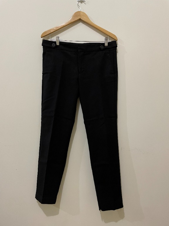 Mango Basics Ankle Pants Black, Women's Fashion, Bottoms, Other Bottoms ...