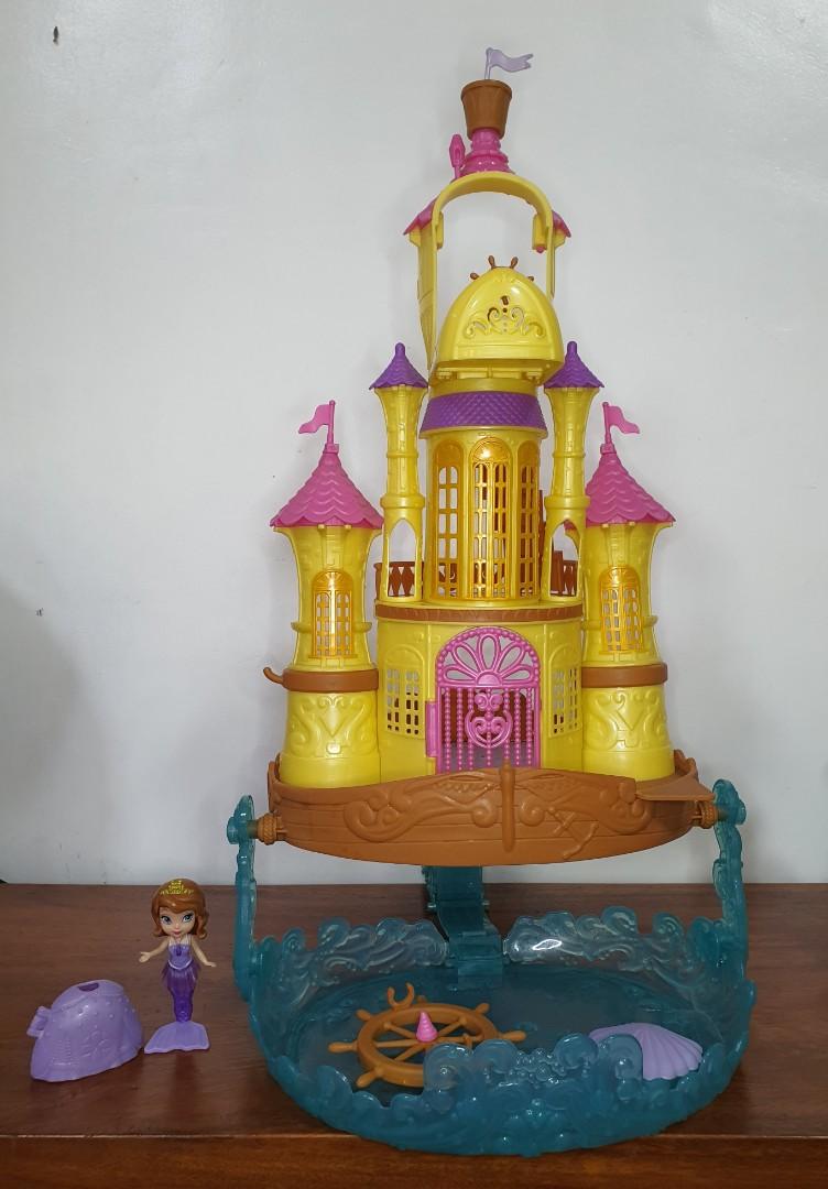 MATTEL Princess Sofia the First 2-in-1 Sea Palace AND A Set of The ...
