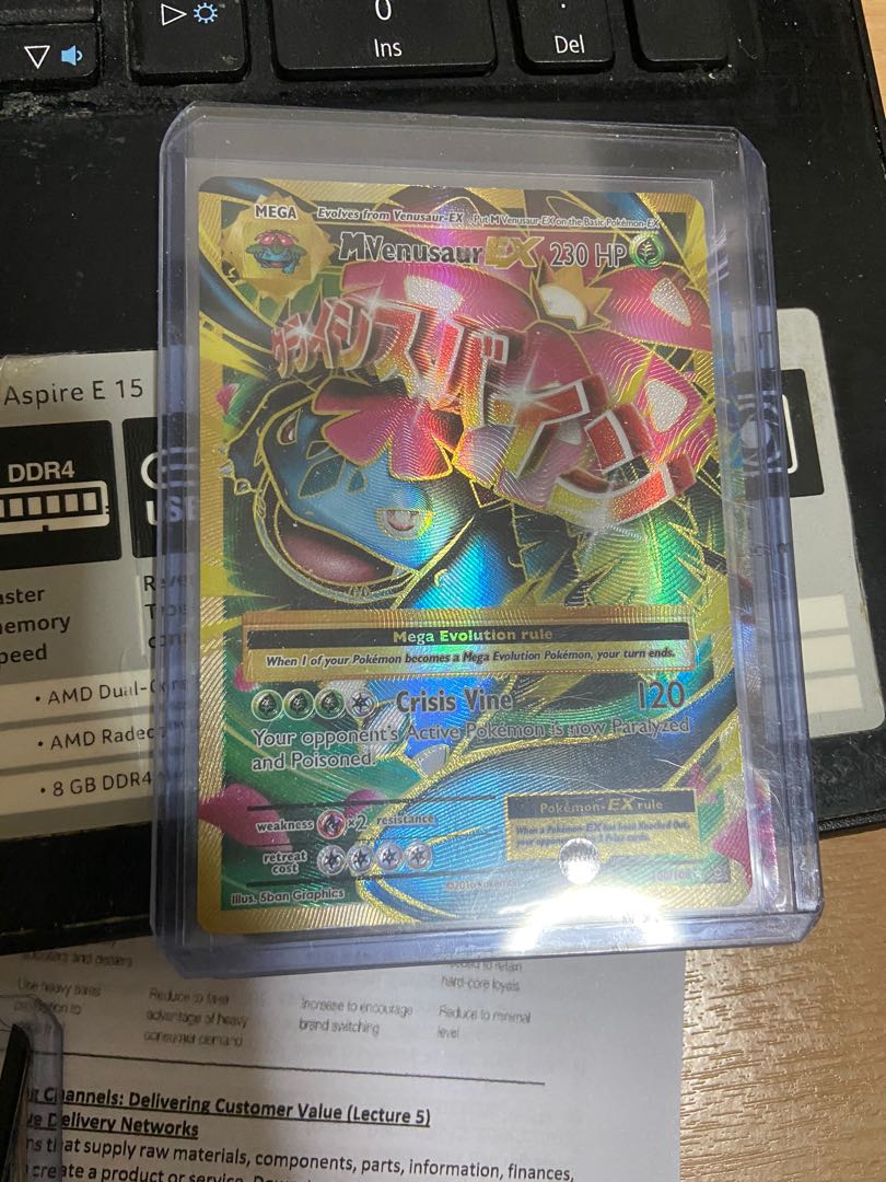 Mega Venusaur Ex 100 108 Xy Evolutions Hobbies Toys Toys Games On Carousell