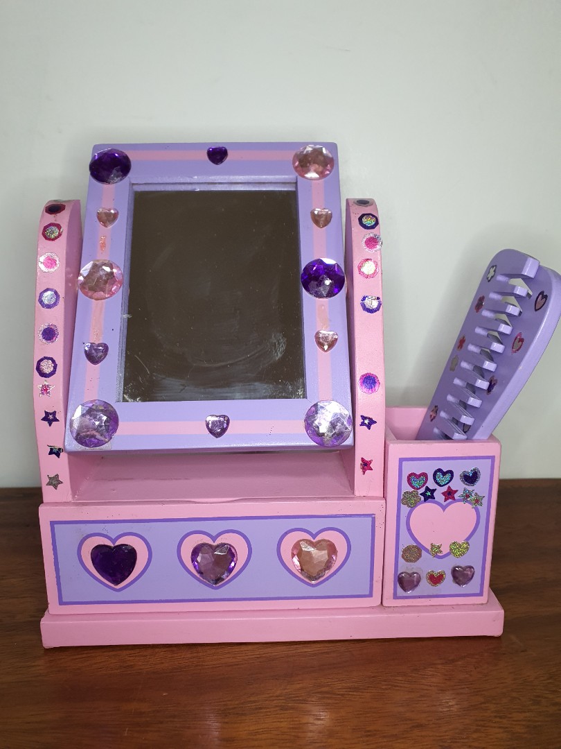 Melissa and doug wooden vanity set on sale