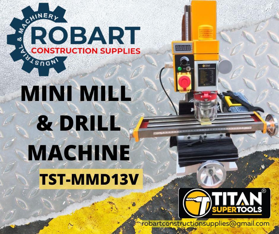 MINI MILL& DRILL MACHINE (Category: Construction Tools & Equipment) located in Manila. Submitted by tina.sales (Listing ID 1144331821, Image 1). Description: BRAND: TITAN SUPERTOOL MODEL: attached on the picture. 𝑹𝑶𝑩𝑨𝑹𝑻 𝑪𝑶𝑵𝑺𝑻𝑹𝑼𝑪𝑻𝑰𝑶𝑵 𝑺𝑼𝑷𝑷𝑳𝑰𝑬𝑺 SEND US MESSAGE FOR INQUIRIES ‼️‼️ 🔵100% Trusted Supplier 🔵Competitive Price 🔵𝑾𝒆 𝒂𝒓𝒆 𝑫𝑻𝑰 𝑹𝒆𝒈𝒊𝒔𝒕𝒆𝒓𝒆𝒅 & 𝑩𝑰𝑹 𝐀𝐂𝐂𝐑𝐄𝐃𝐈𝐓𝐄𝐃 Products: ▫️Machinery ▫️Electri