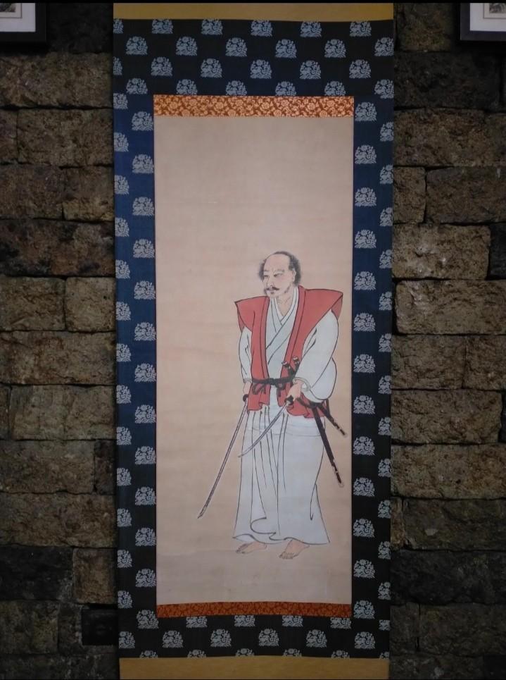 Miyamoto Mushashi Self Portrait Scroll (Category: Frames & Pictures) located in Manila. Submitted by shogun1975 (Listing ID 1144287245, Image 2). Description: Miyamoto Mushashi Self Portrait painting Scroll. numbered. samurai martial arts from Japan.