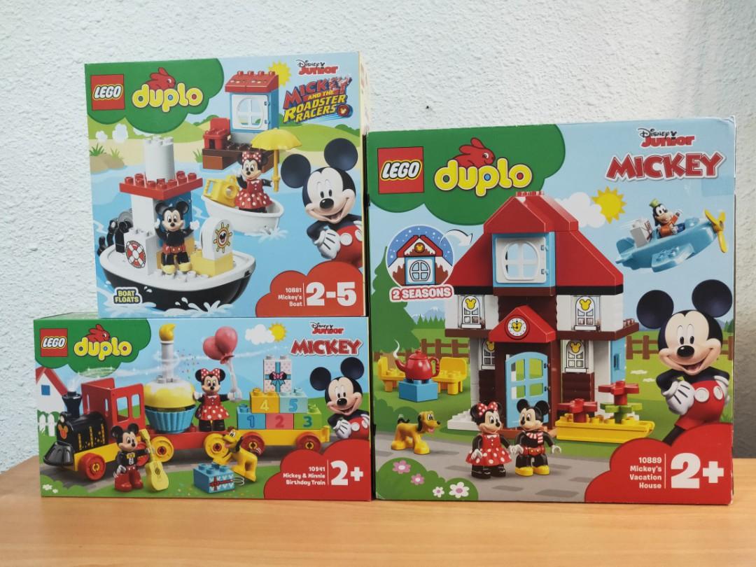 Set* Brand New Lego Duplo Disney Mickey mouse Mickey's Boat, 10889 Mickey's Vacation House, 10941 Mickey & Minnie Birthday Hobbies & Toys, & Games on Carousell