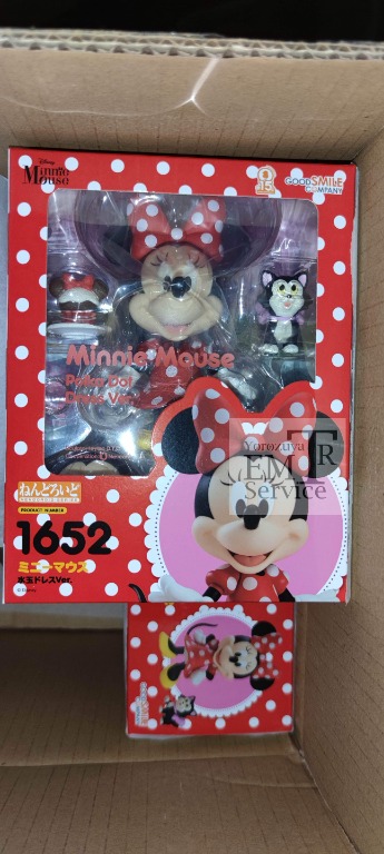 Good Smile Disney Minnie Mouse (Polka Dot Dress Version) Nendoroid Action  Figure, Multicolor