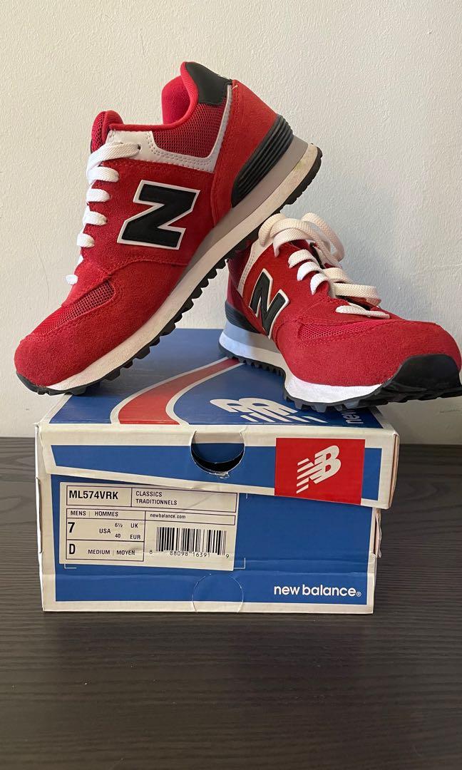 Red new balance 574 womens new arrivals