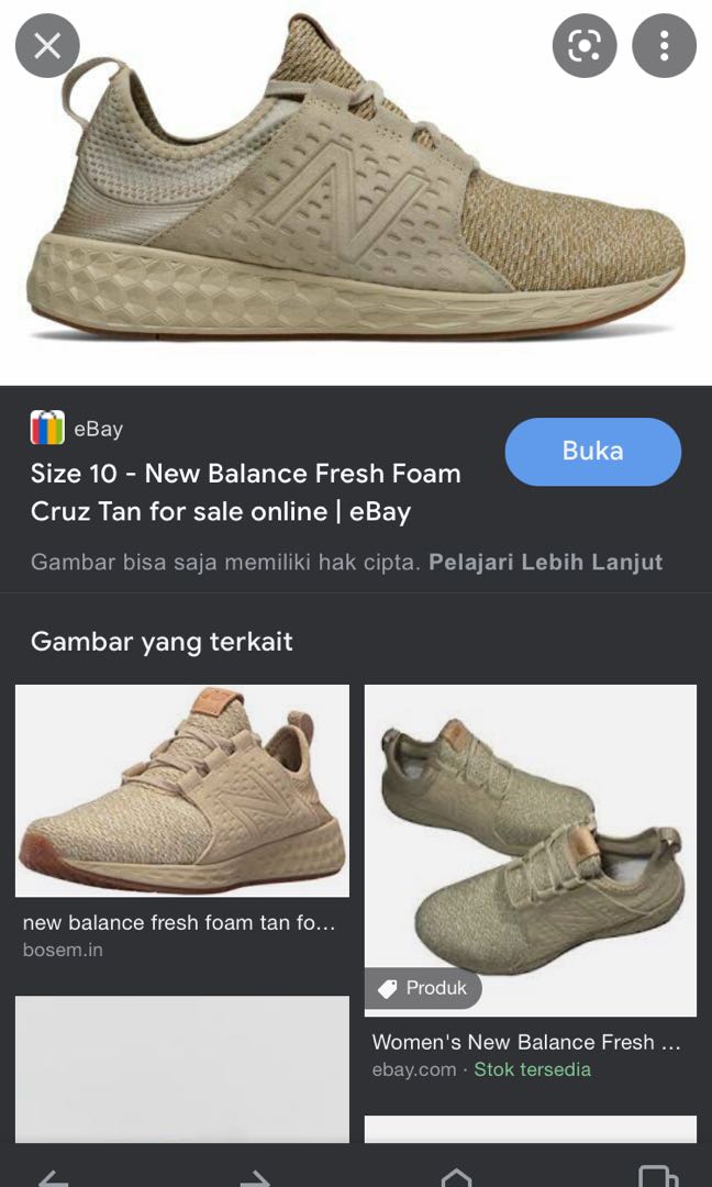 New balance fresh foam, Fesyen Pria 