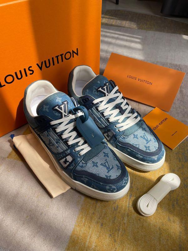 louis vuitton trainer azur