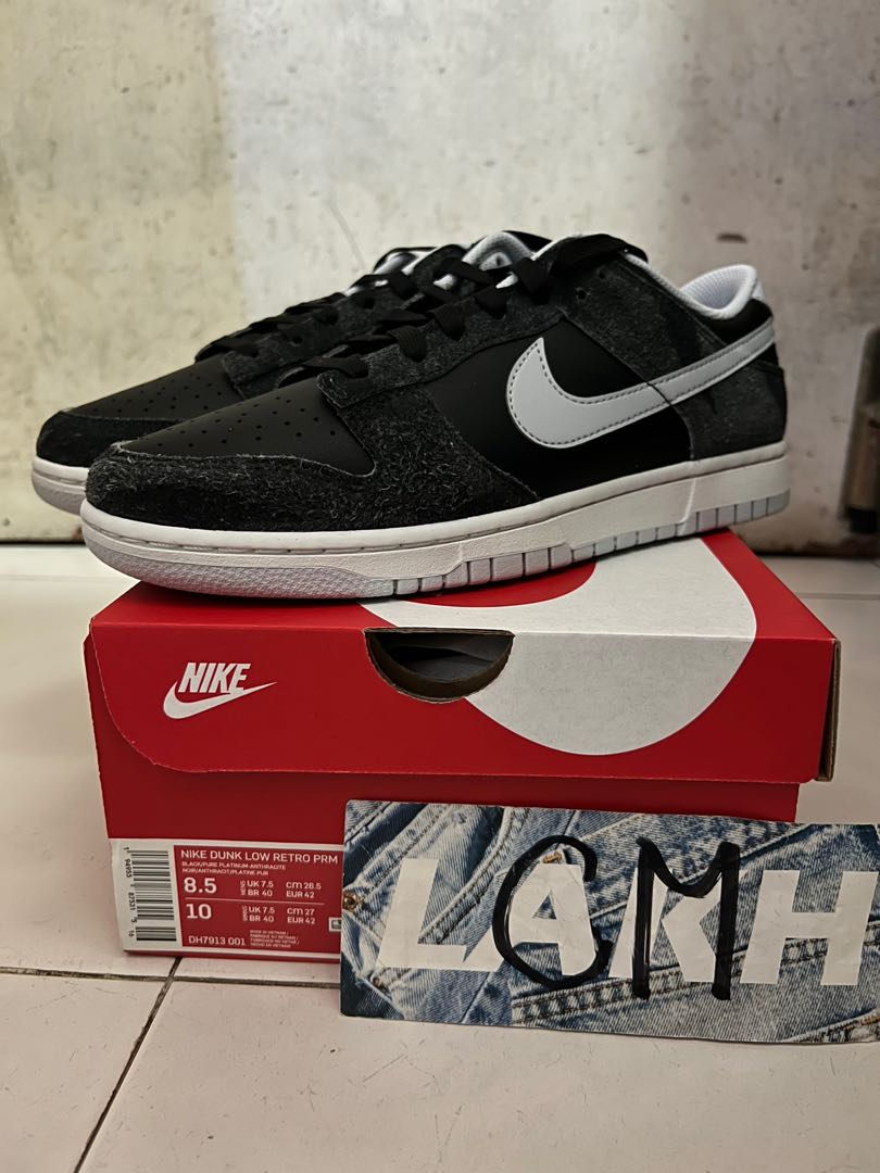 dunk low retro prm animal pack zebra