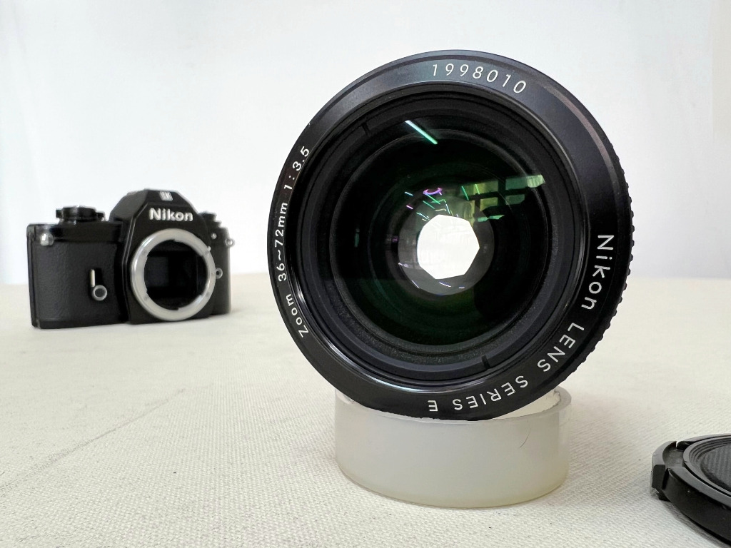 Nikon 36-72mm f3.5 Series E AI-s manual standard zoom lens 標準