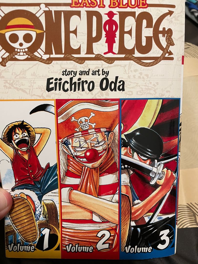 One Piece Volume 1 2 3 English 興趣及遊戲 書本 文具 漫畫 Carousell