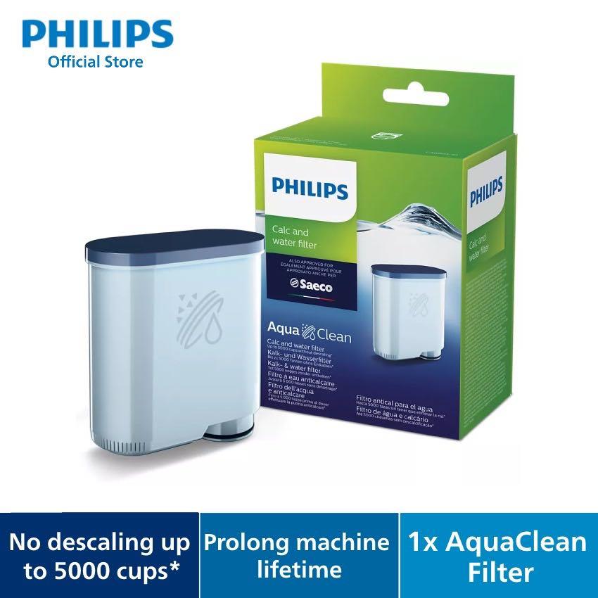 Philips CA6903/10 AquaClean Water Filter for Saeco Philips Dispensers (Pack  of 6) : : Home & Kitchen