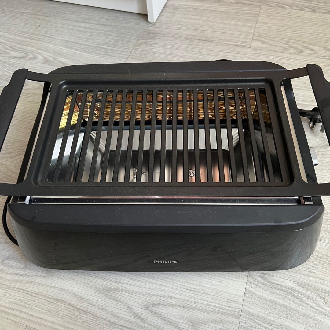 Philips Smokeless Indoor Electric Grill, TV & Home Appliances, Kitchen