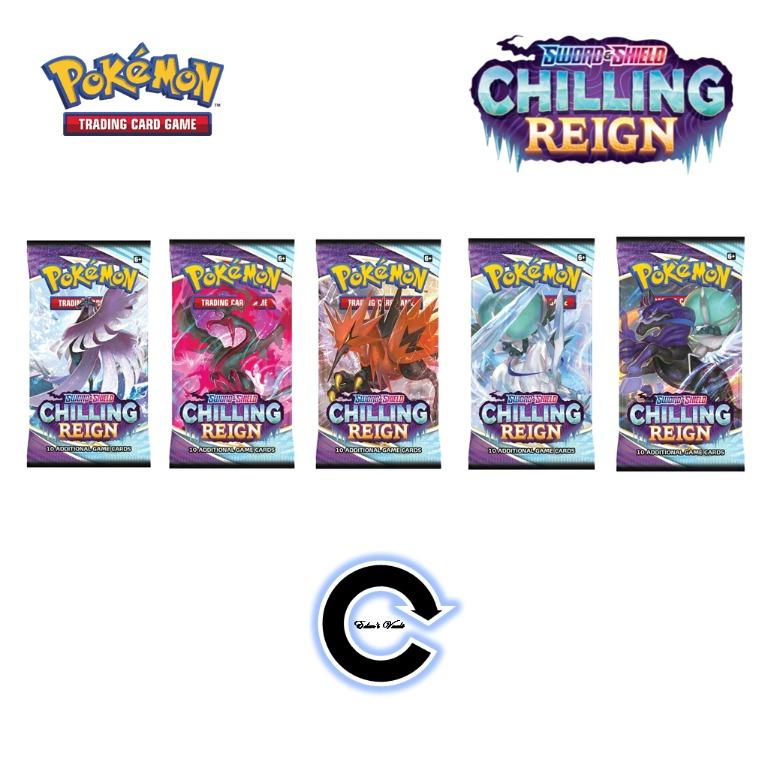a booster box Pokemon TCG Chilling Reign 3-Pack Blister Sealed Case main image 0