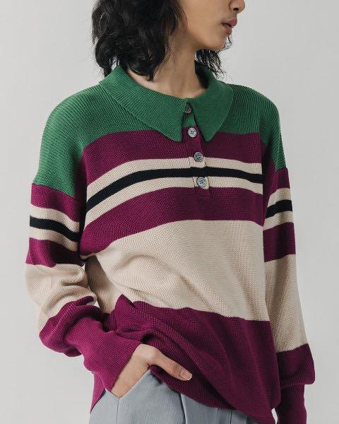 SOLD) Polo Collar Jumper 3mongkis x 