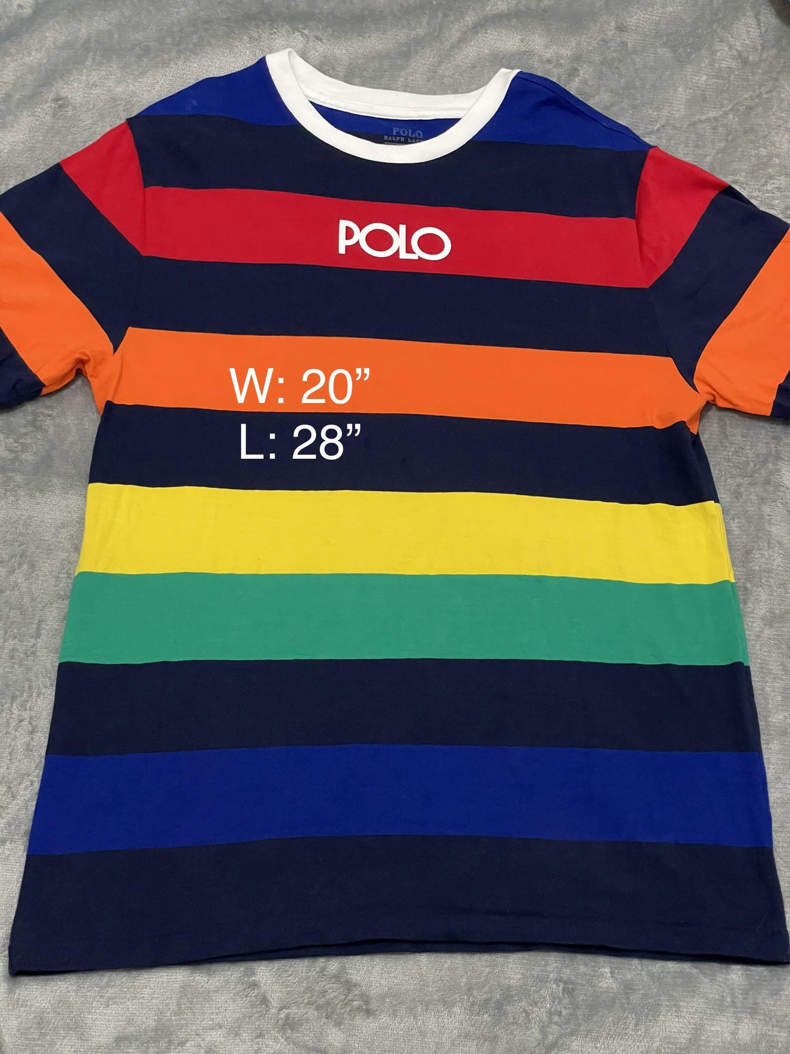 POLO RALPH LAUREN Teens XL (18-20) T-shirt, Fits Small/Medium Size Men  (multi-colored, Men's Fashion, Tops & Sets, Tshirts & Polo Shirts on  Carousell