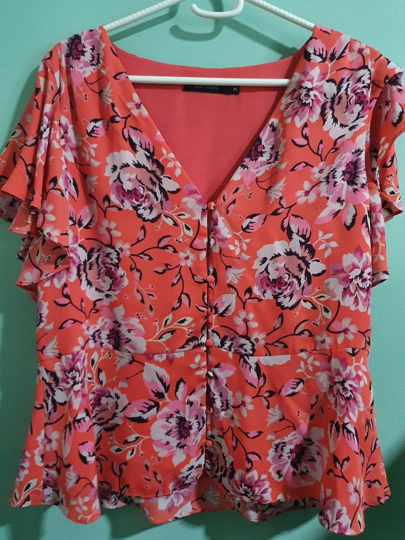 Peplum top portmans top
