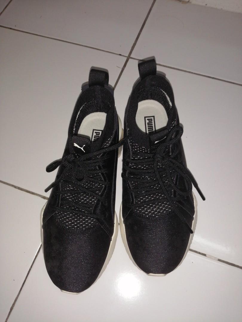 Puma Muse Maia Knit Premium Women s Black Whisper White 4UK