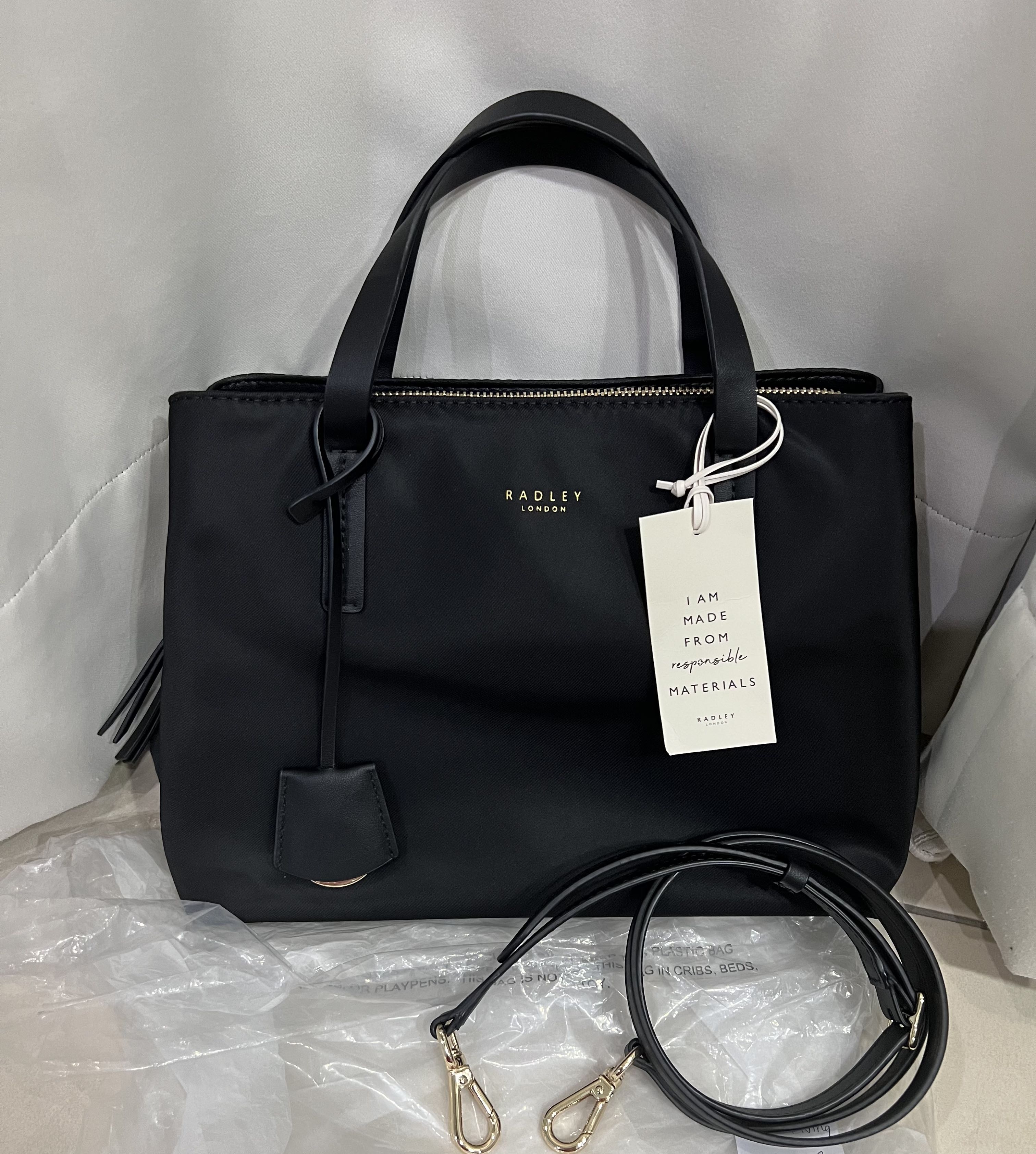 Radley London Nylon Sling Bag, Women's Fashion, Bags & Wallets, Crossbody Bags on Carousell
