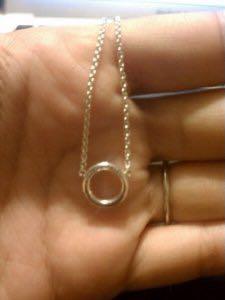 Tiffany charm enhancer necklace outlet
